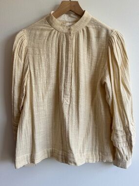 Antik Batik linen long sleeve blouse